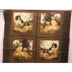Hunting Dogs - pillow panels